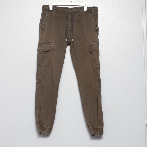 Express Pants Express Chocolate Brown Cargo Jogger Pants Poshmark